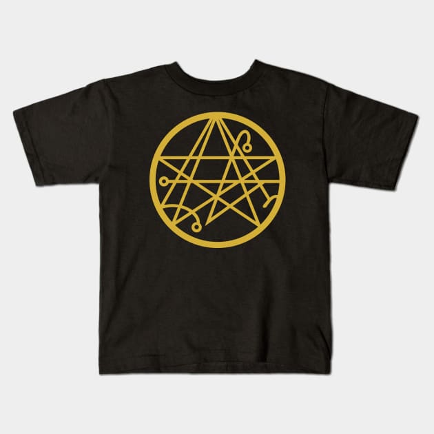 The Necronomicon Gate Seal Kids T-Shirt by Lyvershop